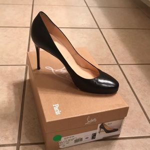 Christian louboutin shoes black